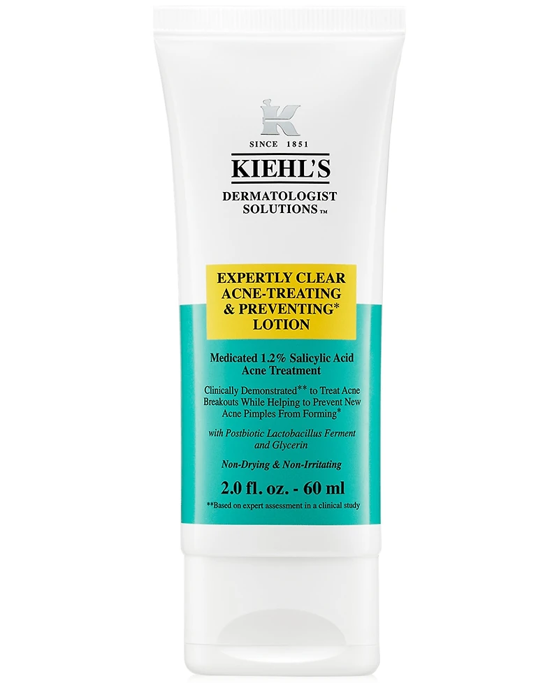 Kiehl's Since 1851 Expertly Clear Acne-Treating & Preventing Lotion