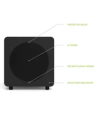 Kanto SUB8 8-inch Sealed Powered Subwoofer