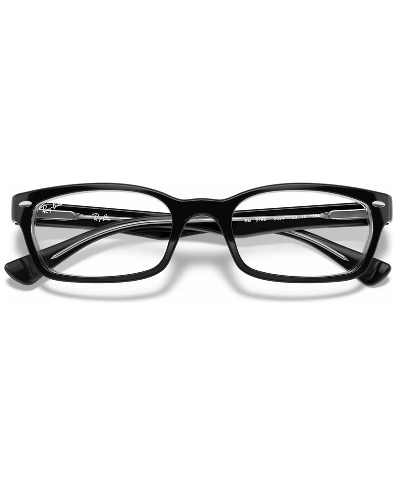 Ray-Ban RX5150 Unisex Rectangle Eyeglasses