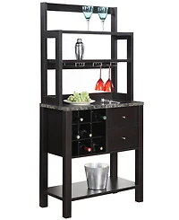 Convenience Concepts Newport 31" Medium Density Fiberboard (Mdf) 2 Drawer Serving Bar