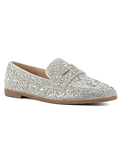 Juicy Couture Women's Caviar 2 Embellished Loafer