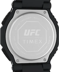 Timex Ufc Men's Colossus Analog-Digital Black Stainless Steel Watch, 45mm