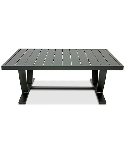 Astaire 48" x 32" Rectangle Outdoor Slat Top Coffee Table, Created for Macy's