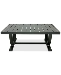 Astaire 48" x 32" Rectangle Outdoor Slat Top Coffee Table, Created for Macy's