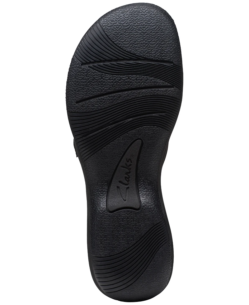 Clarks Women's Cloudsteppers Breeze Piper Comfort Slide Sandals