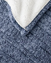 Madison Park Marbled Sherpa Heated Throw, 50" x 60"