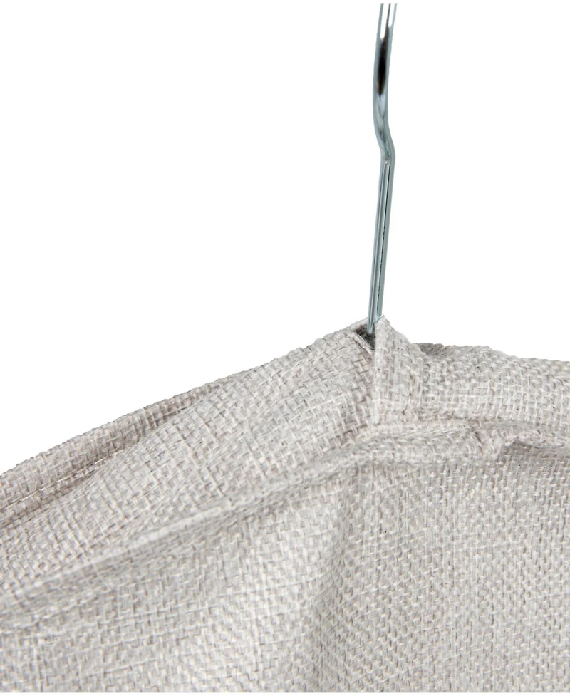 Household Essentials Hanging Zippered Garment Storage Bag with Clear Vision Front, Set of 2