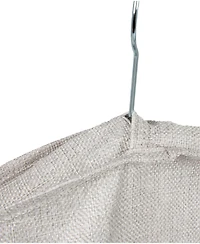 Household Essentials Hanging Zippered Garment Storage Bag with Clear Vision Front, Set of 2