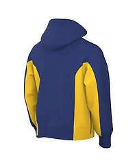 Men's Nike Royal Golden State Warriors 2023/24 Authentic Showtime Performance Full-Zip Hoodie