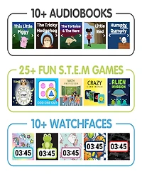 Playzoom V3 Girls Silicone Smartwatch 42mm Gift Set
