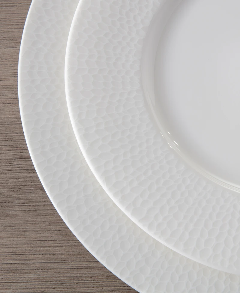 Fortessa Amanda White Embossed Charger