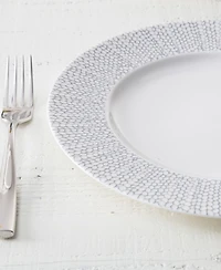 Fortessa Amanda Embossed Salad Plates, Set of 4