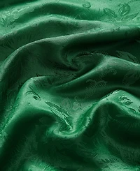 Elrene Poinsettia Elegance Jacquard Holiday Tablecloth- 52" Square