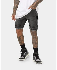 Saint Morta Mens Codex Denim Shorts