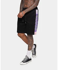 Xxiii Mens Akolo Paisley Panel Shorts