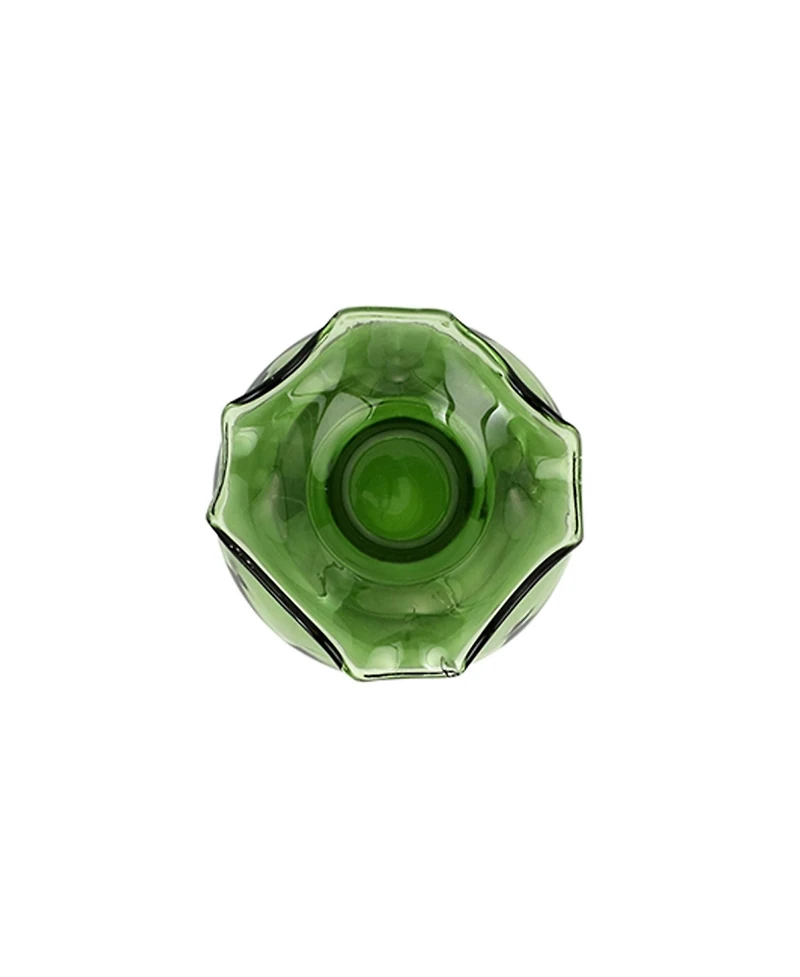 Hibiscus Glass Bud Vase