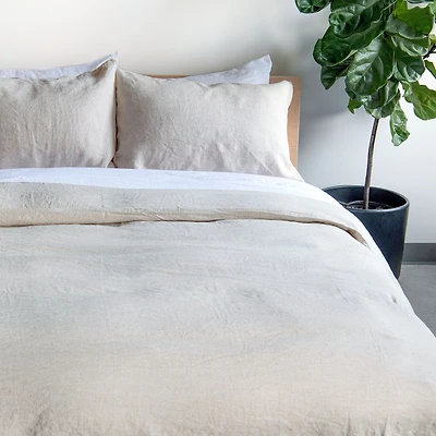 100% French Linen Duvet Cover & Sham Set