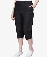 Alfred Dunner Petite Pull-On Capri Jeans