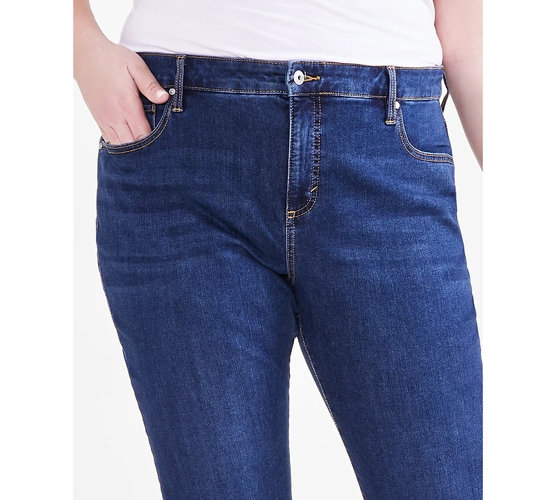 Style & Co Plus Mid-Rise Curvy Bootcut Jeans, Exclusively at Macy's