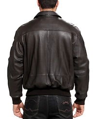 Landing Leathers Men A-2 Leather Flight Bomber Jacket
