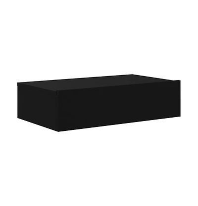 Tv Stand with Led Lights Black 23.6"x13.8"x6.1"