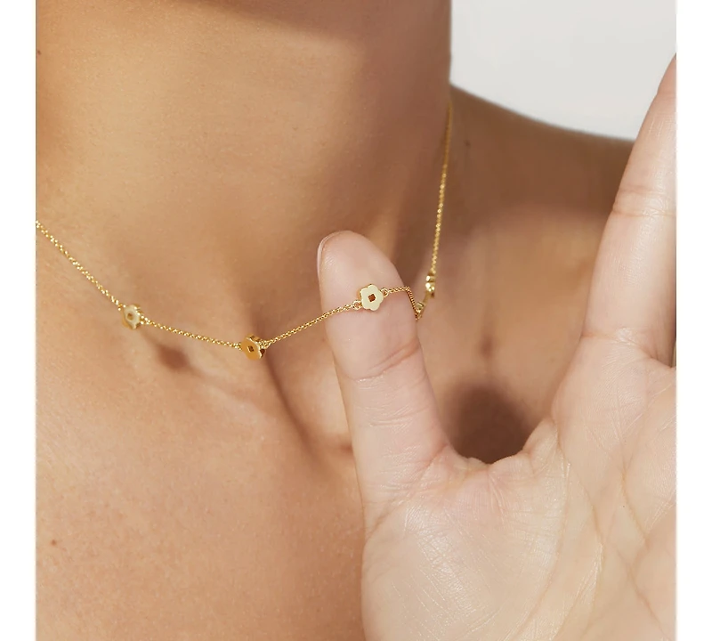 Ana Luisa Flower Station Necklace - Rowena Necklace