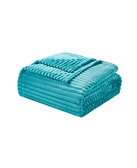 Nestl Cut Plush Lightweight Super Soft Luxury Bed Throw, 50" x 60"