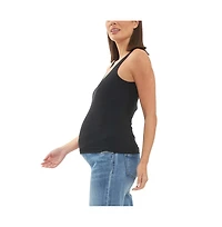 Ripe Maternity Luxe Knit Tank Top Black