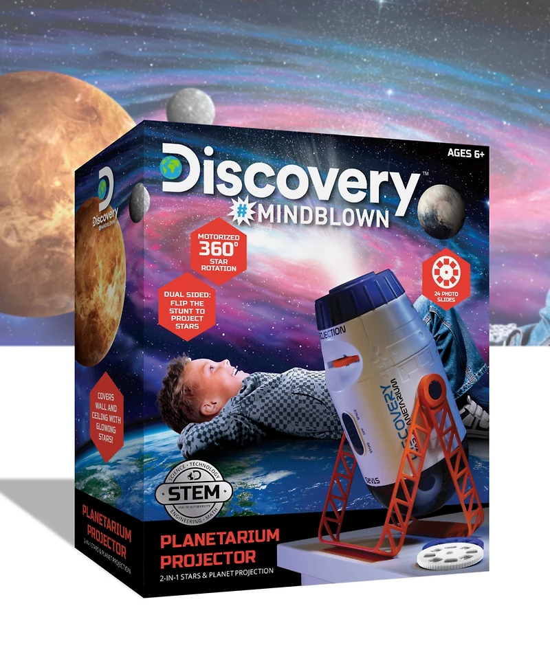 Discovery #Mindblown 2 in 1 Planetarium Space Projector