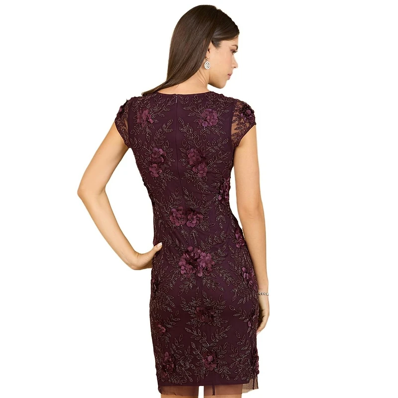 Women's Lara - Cap Sleeve Embellished Dress