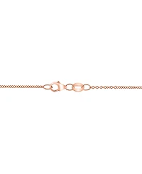 Effy Lab Grown Ruby (7-1/8 ct. t.w) & Lab Grown Diamond (1 ct. t.w.) Pear Halo 18" Pendant Necklace in 14k Rose Gold