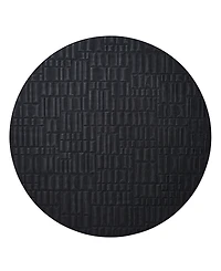 Mode Living Chequer Placemats, Set of 4 - Black
