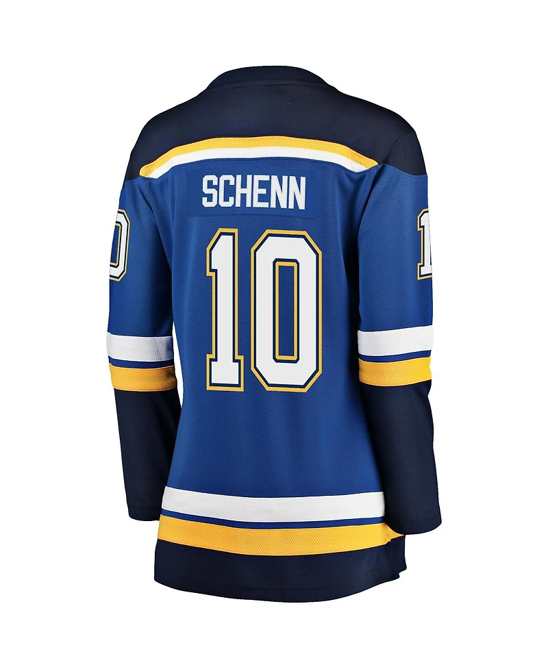 Women's Fanatics Brayden Schenn Blue St. Louis Blues Breakaway Player Jersey