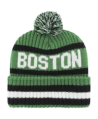 Men's '47 Brand Kelly Green Boston Celtics Bering Cuffed Knit Hat with Pom