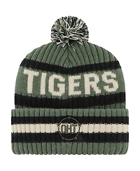 Men's '47 Brand Green Lsu Tigers Oht Military-Inspired Appreciation Bering Cuffed Knit Hat with Pom