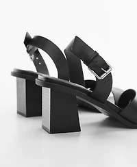 Mango Women's Block Heel Sandals