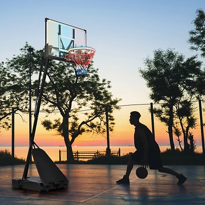 Streamdale Height-Adjustable Led Basketball Hoop System