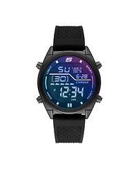 Skechers Men's Kentwood Men's Silicone Watch Black
