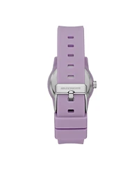 Skechers Women's Rosencrans Three-Hand, Purple-Tone Polycarbonate Watch