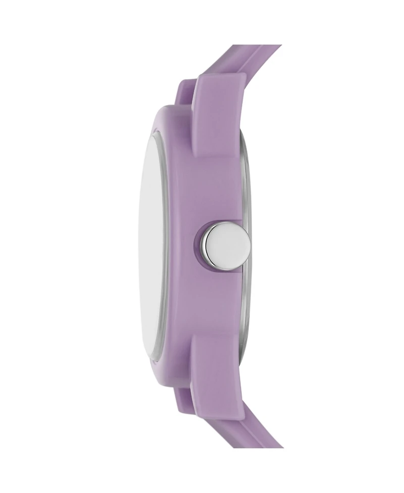 Skechers Women's Rosencrans Three-Hand, Purple-Tone Polycarbonate Watch