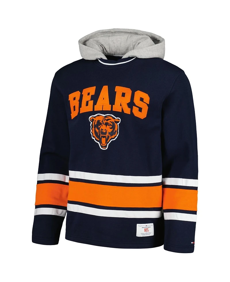Men's Tommy Hilfiger Navy Chicago Bears Ivan Fashion Pullover Hoodie