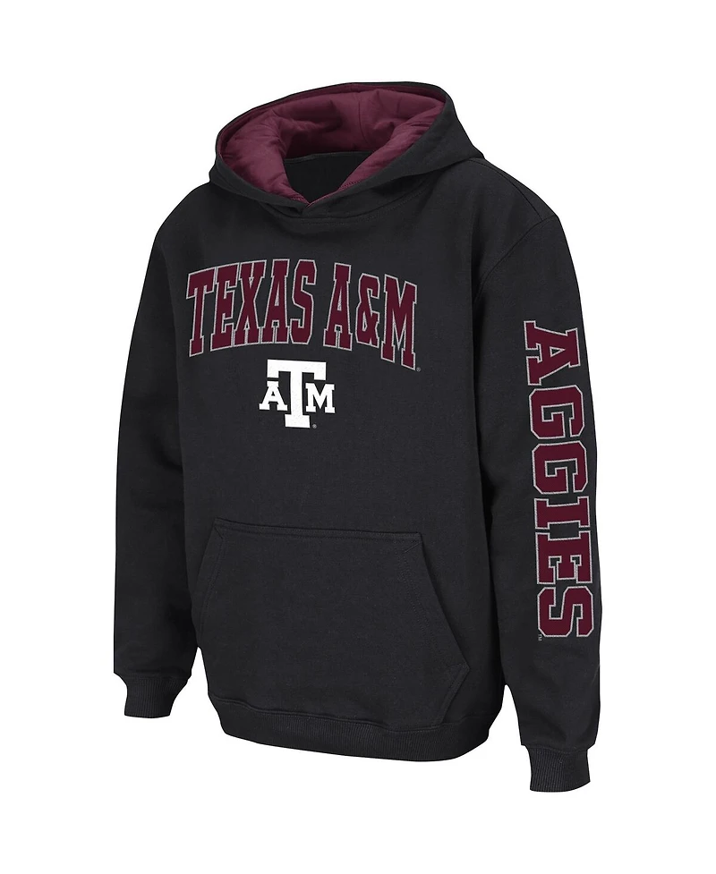 Colosseum Big Boys Texas A&M Aggies 2-Hit Team Pullover Hoodie