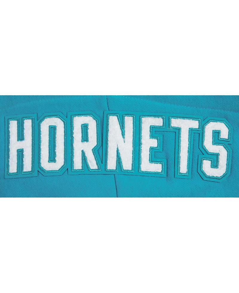 Women's Pro Standard Teal Charlotte Hornets 2023/24 City Edition Cropped Pullover Hoodie