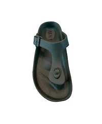 Andrew By Stevens Women s Comfort Slide Thong Buckle Eva Flat Sandal