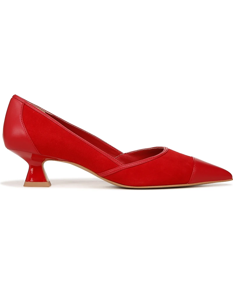 Franco Sarto Women's Darcy Pointed Toe Kitten Heel Pumps