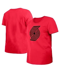 Women's New Era Red Portland Trail Blazers 2023/24 City Edition T-shirt