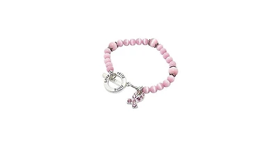 Pink Cat Eye Cancer Bracelet | Together we can find a cure