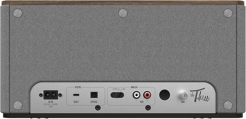 Klipsch The-three-plus-wn Premium Bluetooth Speaker - Walnut (2023)