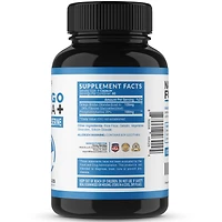 Ginkgo Biloba 120mg Capsules, Supports Brain Health, Mental Alertness, Memory & Focus, Havasu Nutrition, 60ct