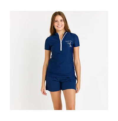 Calypsa Women's Half-Zip Adele Swim Top